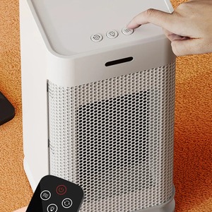 Nuevo Calefactor Eléctrico Oscilante de Escritorio con Suministro de Aire y Ventilador de Aire Caliente con Temporizador PTC, Calefacción Rápida para el Hogar, Pequeño, con Control Remoto - Product Image 5