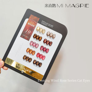 Jelly High Density Cat Eye Gel Polish Collection <b>Set</b> UV Gel Private Label <b>Nail</b> Polish Gloss varnish AILANUO New Design 10 Colors - Product Image 4