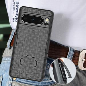 เคสพีซีแบบแข็งสีดำสุดหรูพร้อมขาตั้งสำหรับโทรศัพท์มือถือ Google Pixel 8 Pro - Product Image 6