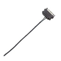 Cable SATA de 15 pines macho de 5V 12V, cable de alimentación para tira de luz de caja de ordenador de cobre estañado 22AWG, cable de alimentación para barra de luz