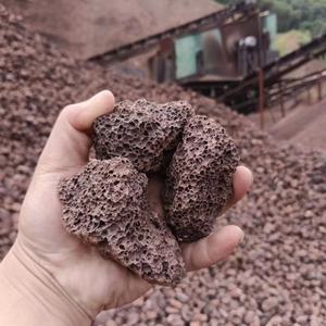 แผ่นกรองลาวาหินภูเขาไฟสีดำธรรมชาติขนาดกลางทำจากหินที่ทนทาน - Product Image 5