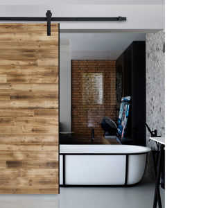 Porte coulissante de grange en bois de <span class=keywords><strong>sapin</strong></span>/pin/orme récupéré - Product Image 6