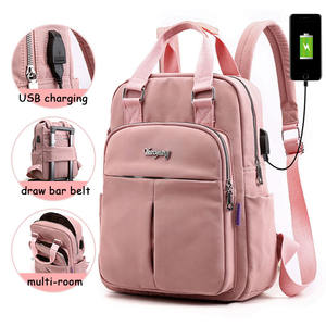 Mochilas para Portátil con USB Antirrobo, Impermeables, Duraderas, de Tamaño Personalizado, para Viajes de Negocios para Mujer - Product Image 1