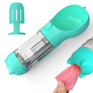 الأكثر مبيعًا مغذي مشروبات السفر البلاستيكية للكلاب يأتي مع صندوق طعام و صحن - Product Image 2