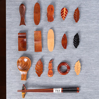 Repose-baguettes en bois traditionnel japonais et chinois, mignon, porte-stylo, repose-baguettes, décoration de table, durable