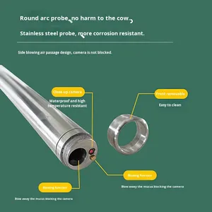 मवेशी घोड़े की भेड़ हिरण कृत्रिम गर्भाधान बंदूक और उपकरण पशु पशु चिकित्सक SJQKS-01 सफेद/चांदी नई - Product Image 4