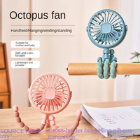 Ventilateur portatif portatif avec trépied Flexible ventilateur de siège de voiture pour bébé réglage à 3 vitesses Mini ventilateur de refroidissement de bureau pour bébé poussette étudiant
