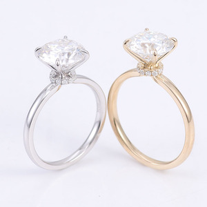 Promozione Anello con Diamante Solitario da Laboratorio 1ct IGI D/VVS1 in Oro 10k, Anello di Fidanzamento e Matrimonio per Donna, Gioielleria Fine - Product Image 5