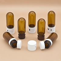 Botol Serum Amber Bulat 1.5ml, 2ml, 3ml, 5ml Grosir, Botol Sampel Mini Light Bul, Botol Kaca Kosmetik