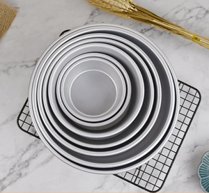 Moule à gâteau rond Yosen 4/5/6/7/8/9/10 pouces en alliage d'aluminium, épaisseur 0,8 mm, anodisé dur, écologique, moule de cuisson DIY monobloc - Product Image 2