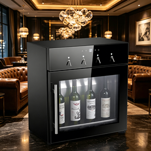 Refrigerador Dispensador de Vino Comercial de Grado Industrial, 4 Botellas, Preservación Inteligente con Argón, Dispensador de Vino Eléctrico Automático - Product Image 1