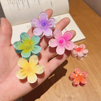Wowei 4cm antidérapant forte tenue fleur pinces à cheveux pinces ensemble Barrettes pour filles femme cheveux accessoires cadeau