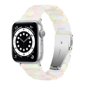 Applewatch बैंड 8 के लिए/7/6/5 नई एप्पल watchband राल watchband फैशन कई रंगों नई घड़ी strap38mm 42mm