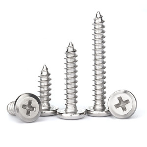 Factory Direct Supply M4 M5 M6 Metric <b>Flat</b> Head Stainless Steel Self Tapping <b>Screws</b> for Wood Furniture Bed Nut Accessories - Product Image 1