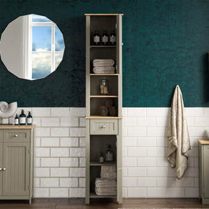 Petit meuble <span class=keywords><strong>de</strong></span> rangement d'angle pour salle <span class=keywords><strong>de</strong></span> bain avec portes et étagères Meuble <span class=keywords><strong>de</strong></span> <span class=keywords><strong>toilette</strong></span> Meuble <span class=keywords><strong>de</strong></span> <span class=keywords><strong>toilette</strong></span> Organisateur d'évier <span class=keywords><strong>de</strong></span> bain étroit Étagère à serviettes - Product Image 3