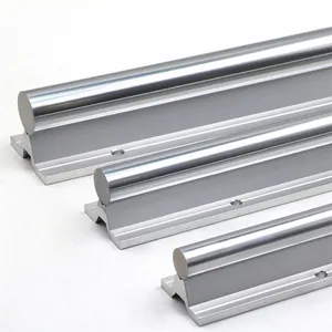 Rails de guidage ronds en aluminium pour masque SBR30, accessoires pour machines