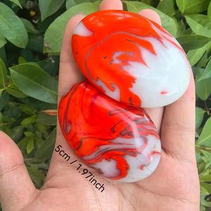 Cristales y Piedras de Ágata de Sangre de Pollo al por Mayor para Artesanías, Cristales Rojos Curativos para Decoración de Feng Shui - Product Image 2