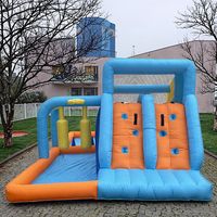 Château gonflable avec pistolet à eau, toboggan aquatique extérieur pour enfants, château gonflable