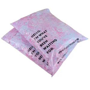 Hot Sale Custom Logo Factory Parcel Bag Mailing Bags Matte Black Envelope De Transporte De Plástico Reciclável Para Pequenas Empresas