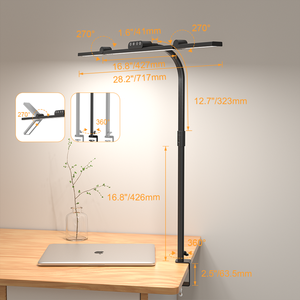 Lampe de table LED pliable, lumière de bureau réglable, lampe tactile USB, protection des yeux, lampe de bureau pour ordinateur, lampe de table minimaliste pour bureau - Product Image 4
