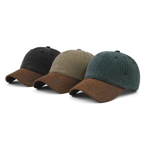 100% Dyed Low Profile Dad <b>Hat</b> Six Panel Cap Custom 3D Embroidery Logo Vintage Washed Cotton Plain Baseball Caps Gifts - Product Image 1