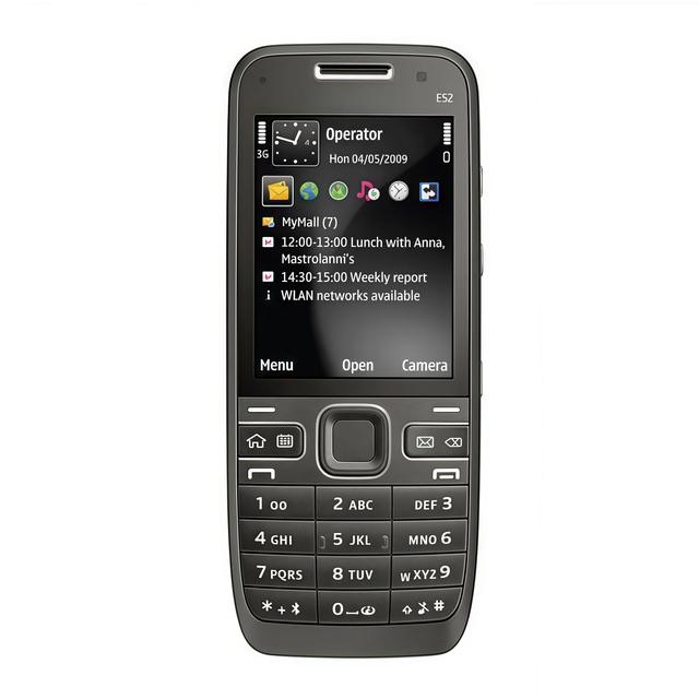 Factory Clearance Nokio E52 GSM Dual SIM Card Color Display Support FM Candy Bar Keyboard Portable 2G 3G 4G Feature Phone
