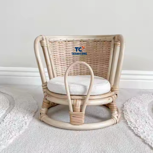 Silla de ratán Natural artesanal ecológica de alta calidad para niños para sala de juegos y muebles de dormitorio para niños, guardería - Product Image 2