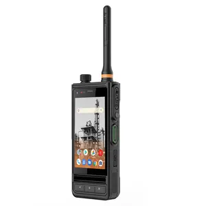 Walkie-talkie de 4 vatios para exteriores, Walkie Talkie de seguridad con Android 10,0, VHF/UHF, Dmr, Ip68, Poc, Gsm, Gps, 4G