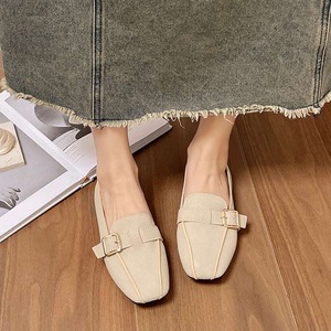 Women's Casual <b>Flat</b> Shoes Comfortable Light Ballet <b>Flats</b> Closed Toe Slip-On Trendy Microfiber Upper Solid Pattern Summer Spring - Product Image 5