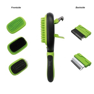 masaje <span class=keywords><strong>de</strong></span> doble cara, Pin <span class=keywords><strong>de</strong></span> desodorización y cepillo <span class=keywords><strong>de</strong></span> cerdas, peine para todas las razas, perros y <span class=keywords><strong>gatos</strong></span> - Product Image 3