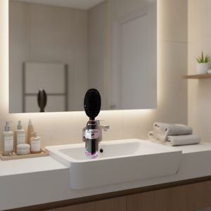 Peine Electrico 12U Cepillo De Pelo Con Espinas Para Estilizar Y Desenredar - Product Image 2