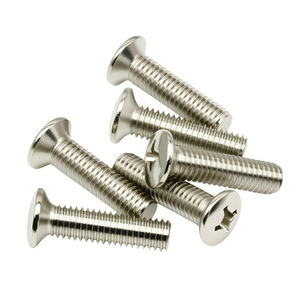 Vis à tête fraisée Phillips M5 M6 en acier au carbone nickelé, vis de machine GB820M5M6, filetage métrique standard - Product Image 3
