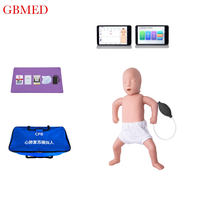 Mannequin de formation en RCP pour nourrissons avec tablette de 8 pouces, simulateur de RCP pour bébés pour l'enseignement médical