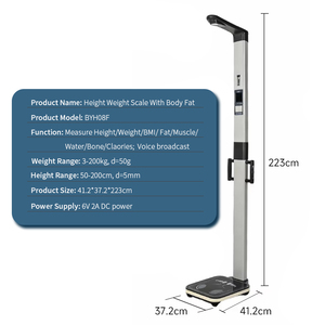 Productos personalizados Báscula digital <span class=keywords><strong>para</strong></span> adultos con altura Dispositivo <span class=keywords><strong>de</strong></span> pesaje <span class=keywords><strong>corporal</strong></span> <span class=keywords><strong>de</strong></span> farmacia <span class=keywords><strong>para</strong></span> clínica - Product Image 3