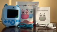 Cámara Instantánea para Niños (Nueva): Impresión Instantánea de Fotos, Cámaras Duales Delantera/Trasera, Pantalla HD de 2.36 Pulgadas, Mini Portátil, Logotipo Personalizable