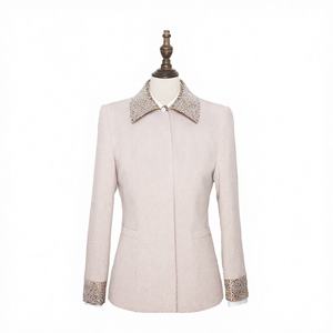 Uniforme <span class=keywords><strong>de</strong></span> <span class=keywords><strong>travail</strong></span> professionnel pour femmes, 100 % coton, manches longues, coupe ajustée, tailles européennes, américaines et asiatiques, pour le personnel d'entretien hôtelier - Product Image 3