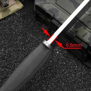 Cuchillo de Supervivencia Táctico FN MB10 de Acero Inoxidable de Alta Calidad con Mango de Goma Personalizable OEM, Cuchillo de Bolsillo de Grado DIY - Product Image 3