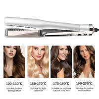 Multi-styler 2-en-1 en céramique à flux d'air, lisseur et sèche-cheveux électrique pour usage domestique, VR, extérieur et hôtelier