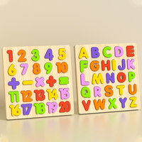 Set mainan edukasi anak-anak, Set Jam Blok Tumpuk, papan Puzzle 3D, mainan edukasi anak-anak Montessori, permainan tokoh musik untuk anak laki-laki dan perempuan