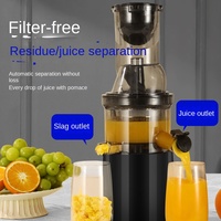 Presse-agrumes à mastiquer 500W bon marché, presse-agrumes à froid pour légumes et fruits entiers, facile à nettoyer, rendement élevé en jus