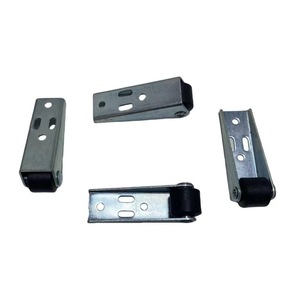 Polea inferior para puerta Wansheng de 1 pulgada, accesorio de ferretería cincado para muebles y puertas - Product Image 2