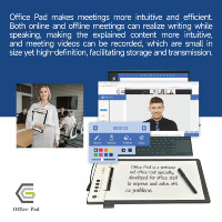 Interfaz de Pad de oficina Plug-and-Play para computadora portátil, sistema de Pad de oficina de escritorio, resolución de 1920x1080, costo de comunicación de corte