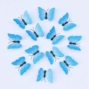 6/8/10/12CM Colorful Realistic Butterfly Home Party Decoration Removable Butterflies 3D Wall Art <b>Decal</b> Decorative Stickers - Product Image 3