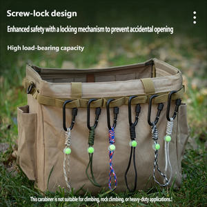 Llavero Trenzado de Cordón de Paraguas Hecho a Mano con Mosquetón de Escalada de 8 cm, Ideal para Bolsos o para Camping - Product Image 5