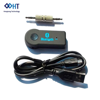 Récepteur audio sans fil double usage personnalisé en plastique pour voiture, avec microphone de charge 3,5 mm, module récepteur audio 350