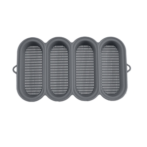 <span class=keywords><strong>Moule</strong></span> à hot-dogs <span class=keywords><strong>en</strong></span> <span class=keywords><strong>silicone</strong></span> 35x19x3cm Gris clair & Gris foncé Compatible <span class=keywords><strong>four</strong></span>/micro-ondes Résistant à la chaleur Qualité alimentaire - Product Image 5