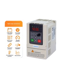 220V à 380V VFD entraînement à fréquence Variable entrée monophasée sortie triphasée pour moteurs 0.75KW 1.5KW 2.2KW