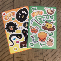 Feuille d'autocollants personnalisés, durables, recyclables, imprimés avec des dessins animés, découpés sur mesure, cadeaux promotionnels