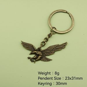 Llavero Portátil Popular con Diseño de Águila Simple, Chapado en Aleación, Regalo Promocional, Llavero de Animal para Niños y Adultos Unisex - Product Image 5