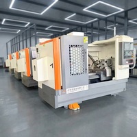 PLURTEL Tour horizontal à métaux CK6160 Tour CNC automatique à broche unique 3 axes à usage moyen avec 12 poteaux d'outils